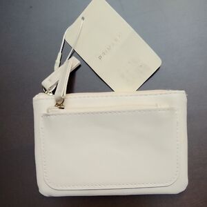 Primark faux leather coin purse Ivory